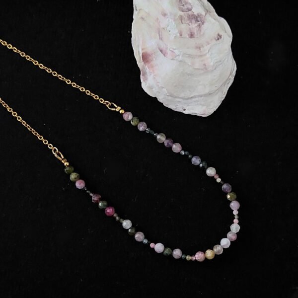 Collier en tourmaline multicolore – Image 2