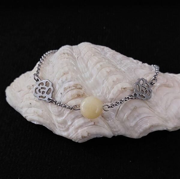 Bracelet en jade jaune – Image 4