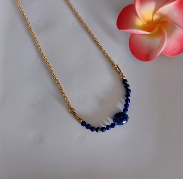 Collier en sodalite et lapis-lazuli – Image 2