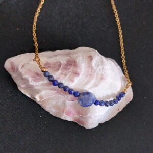Collier en sodalite et lapis-lazuli