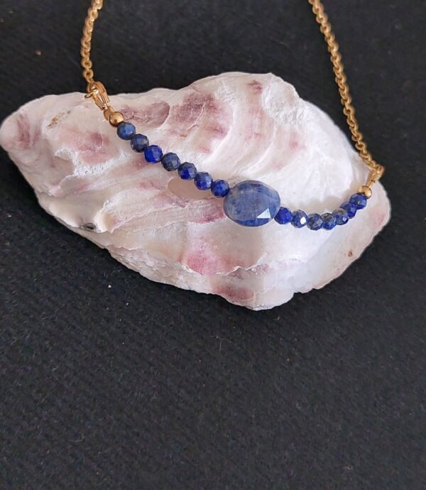 Collier en sodalite et lapis-lazuli – Image 5