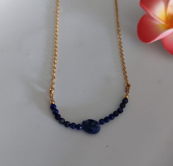 Collier en sodalite et lapis-lazuli – Image 4