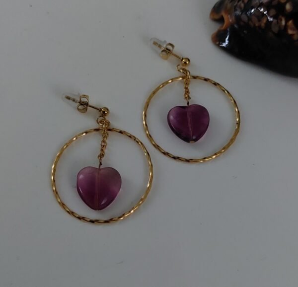 Boucles cœur de fluorite – Image 3