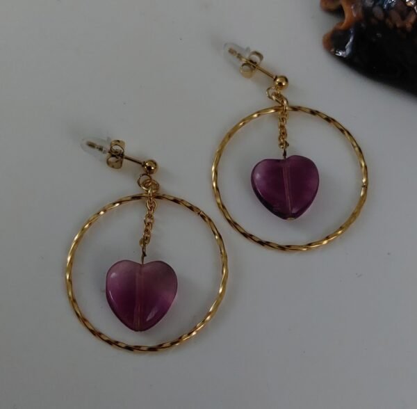 Boucles cœur de fluorite – Image 4