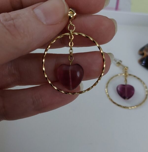 Boucles cœur de fluorite – Image 2