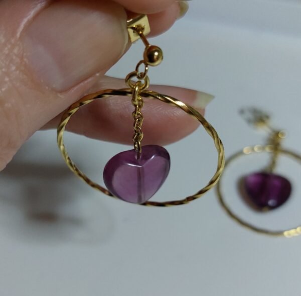 Boucles cœur de fluorite – Image 5