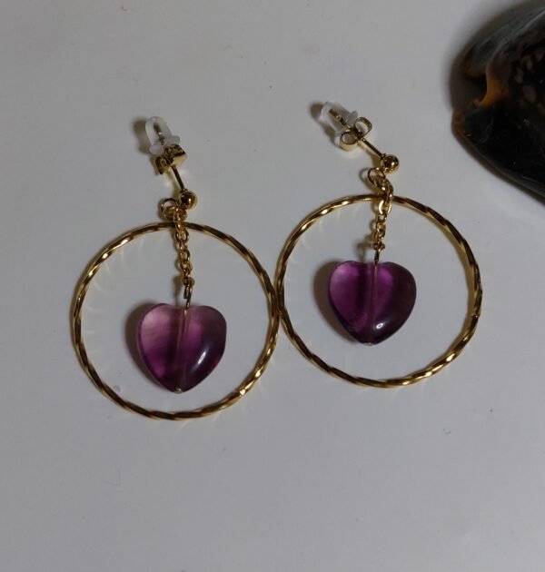 Boucles cœur de fluorite – Image 6