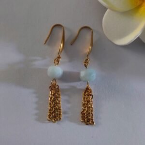 Boucles en aigue-marine