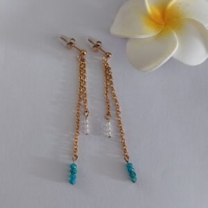 Boucles cristal et apatite