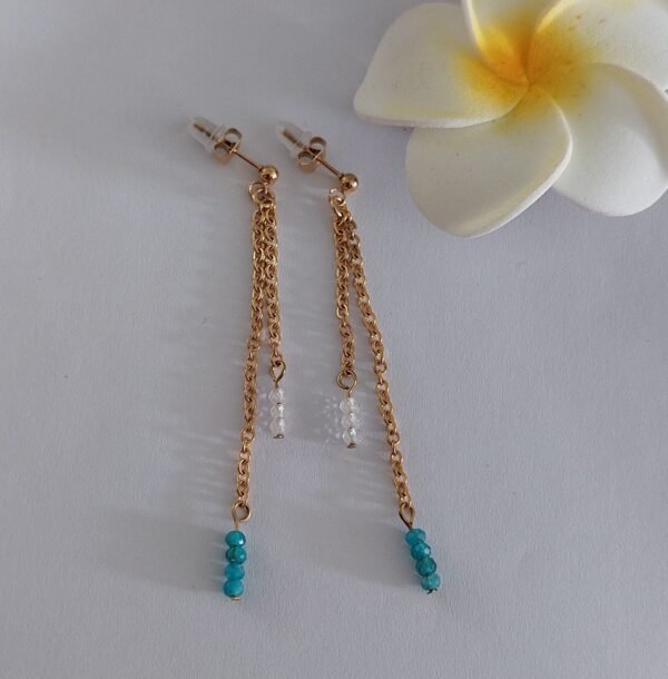 Boucles cristal et apatite