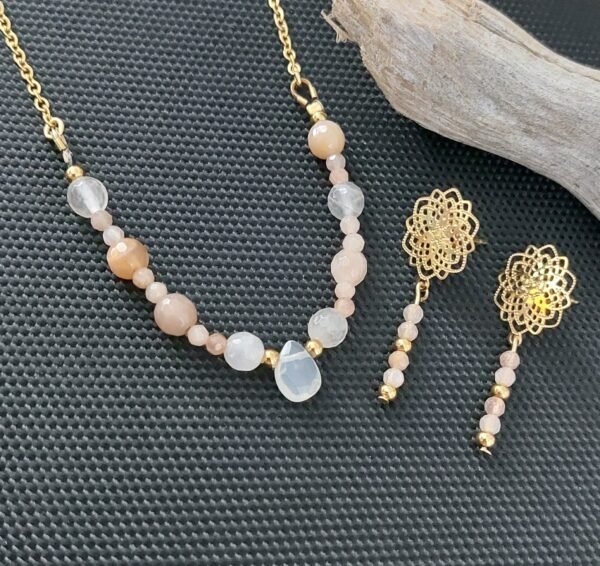 Collier en pierre de lune – Image 2