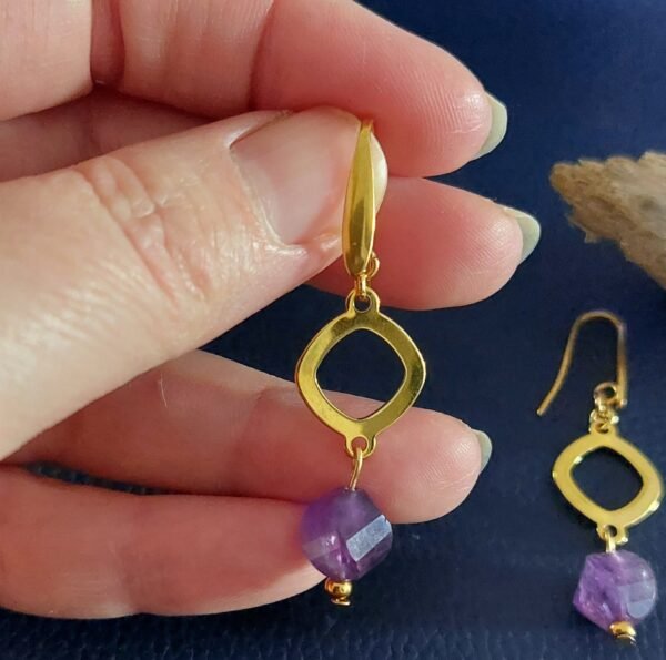 Boucles en améthyste – Image 3