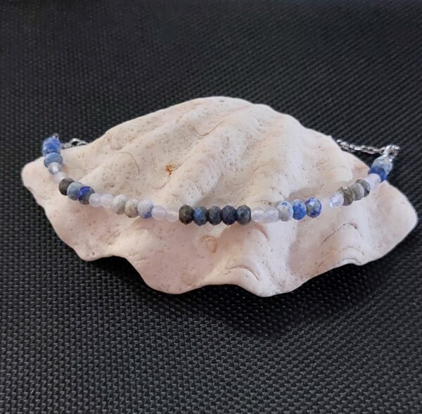 Bracelet en lapis-lazuli – Image 3