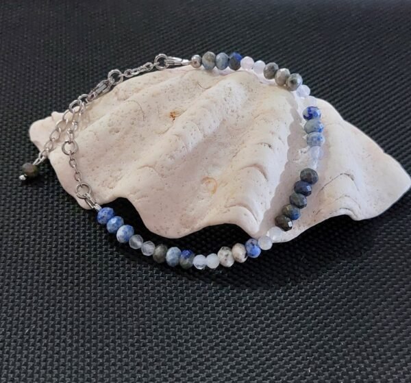 Bracelet en lapis-lazuli – Image 2