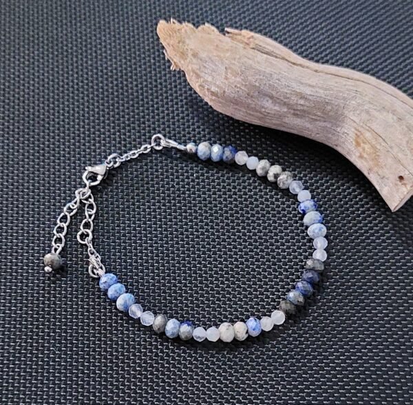 Bracelet en lapis-lazuli – Image 4