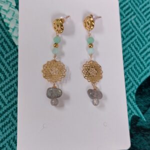 Boucles Boréa - Chrysoprase labradorite