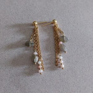 Boucles Auralys - Labradorite opale