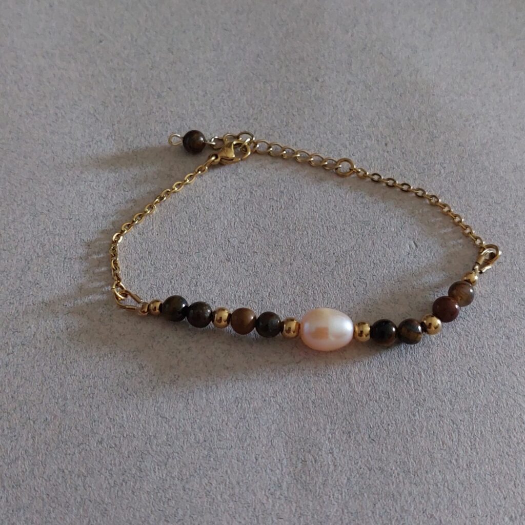 Bracelet Amani - Œil de tigre