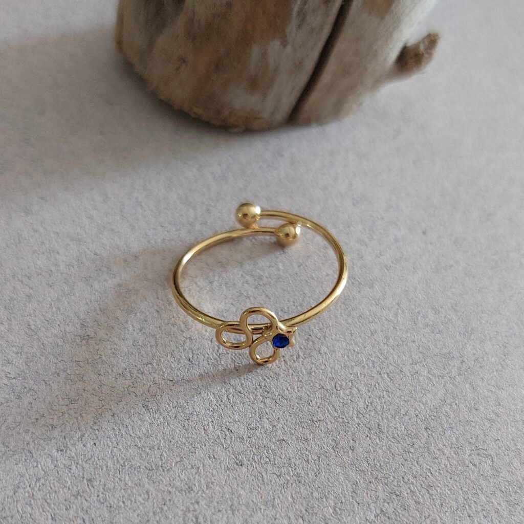 Bague zodiaque lion