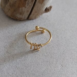 Bague zodiaque vierge