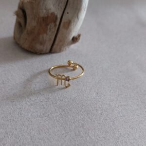 Bague zodiaque scorpion