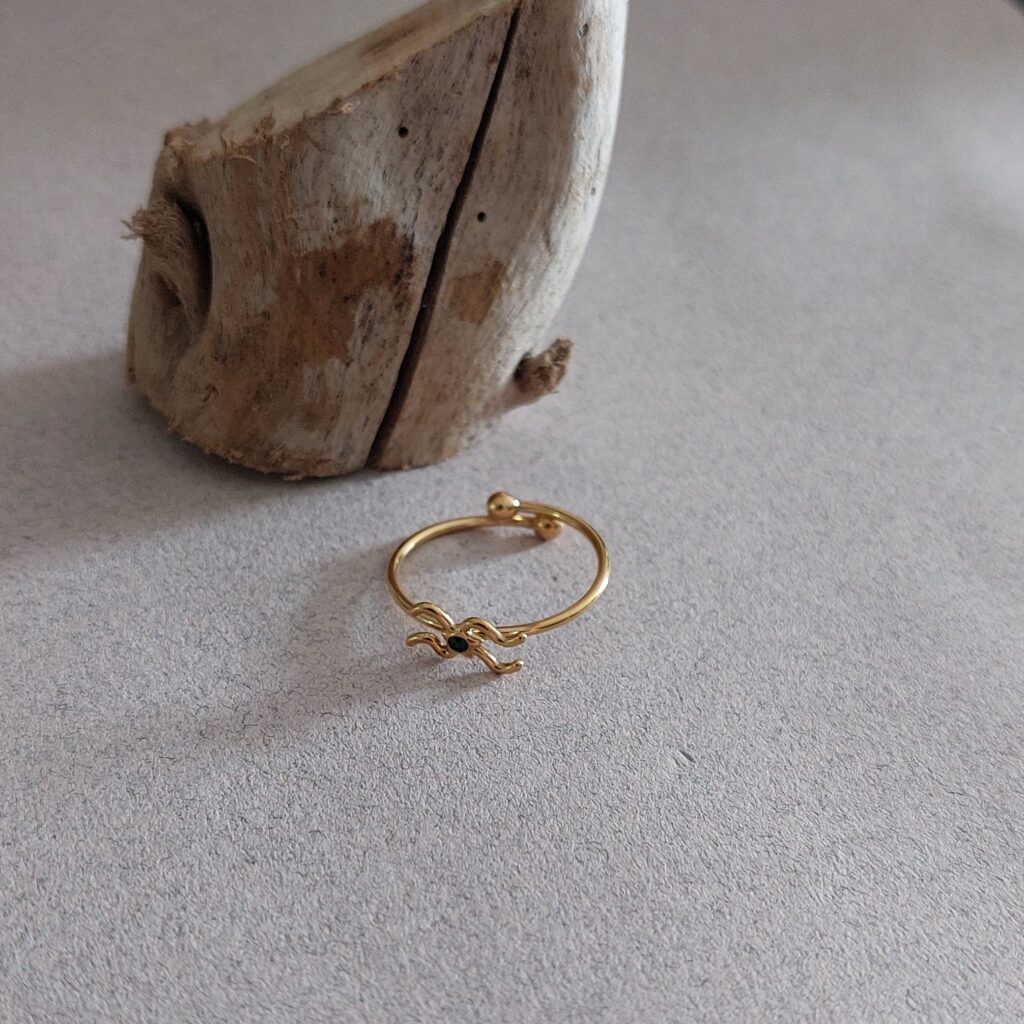 Bague zodiaque verseau