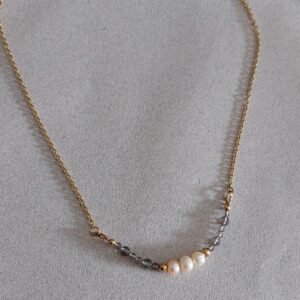 Collier Sépia - Quartz fumé