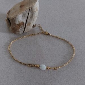 Bracelet de cheville Soléa ▪︎ 
Pierres au choix