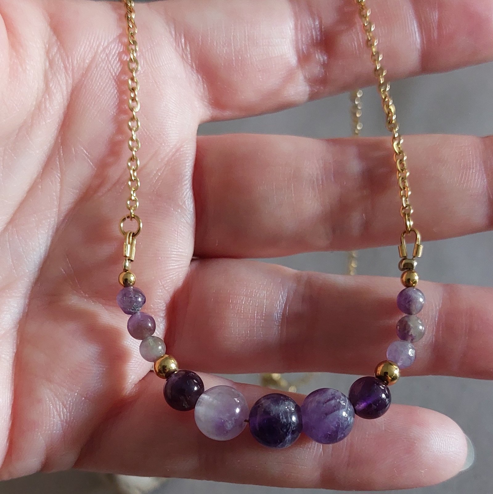 Collier Sélyra ▪︎ Améthyste – Image 4