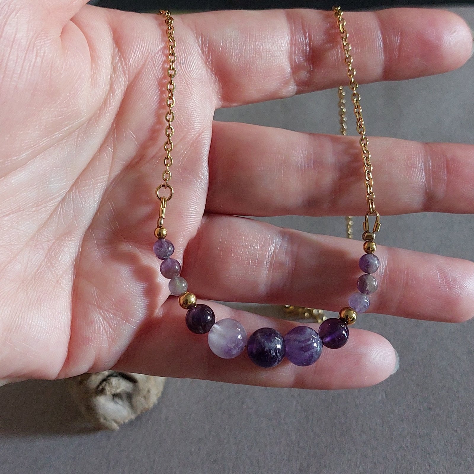 Collier Sélyra ▪︎ Améthyste