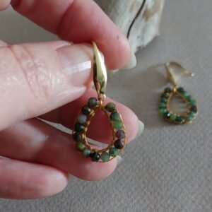 Boucles Amalya ▪︎ Rubis fuschite