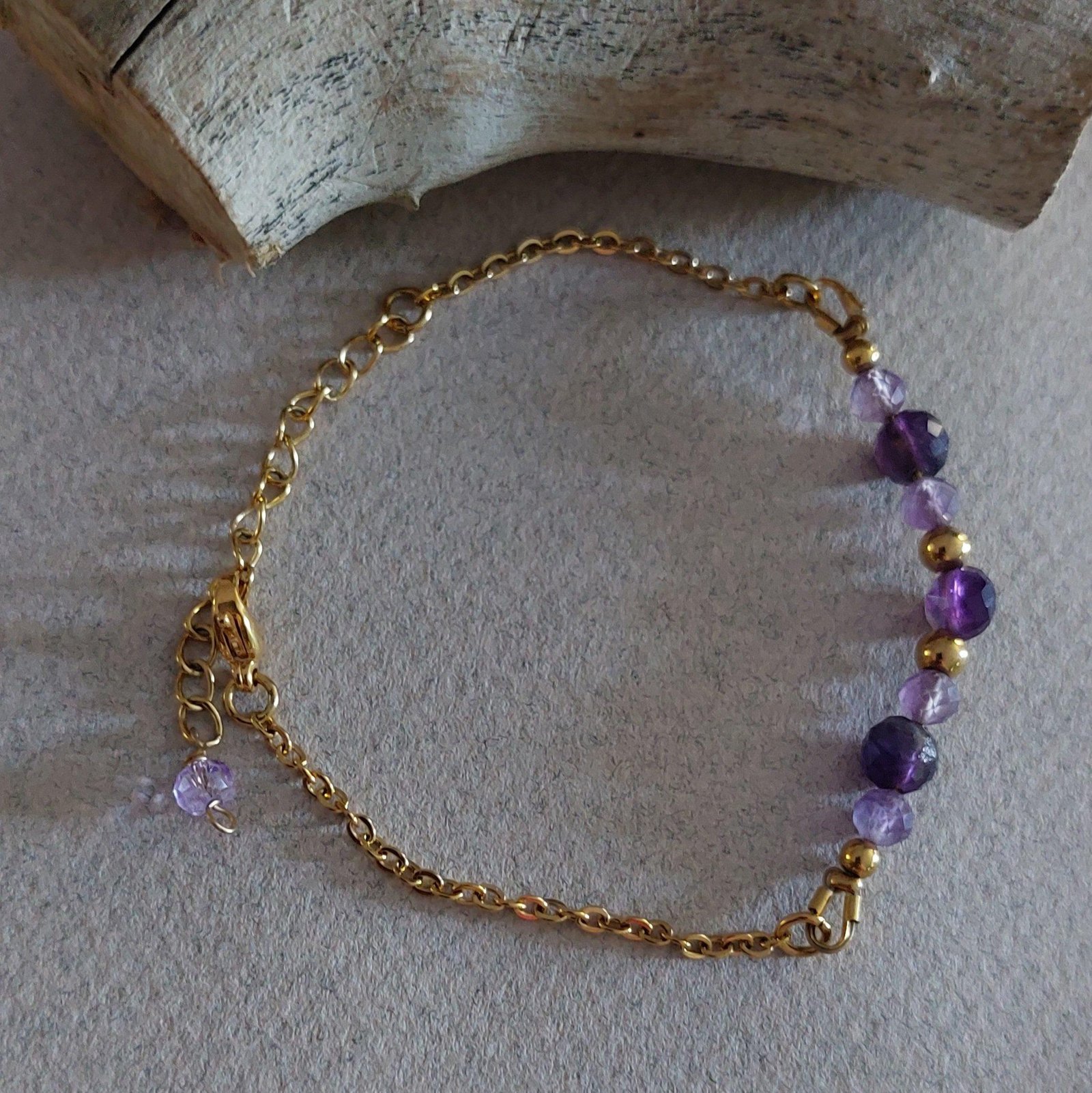 Bracelet Lilas - Améthyste - Sérénité – Image 2