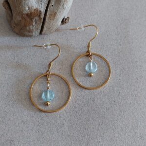Boucles Kélia - Aigue-marine