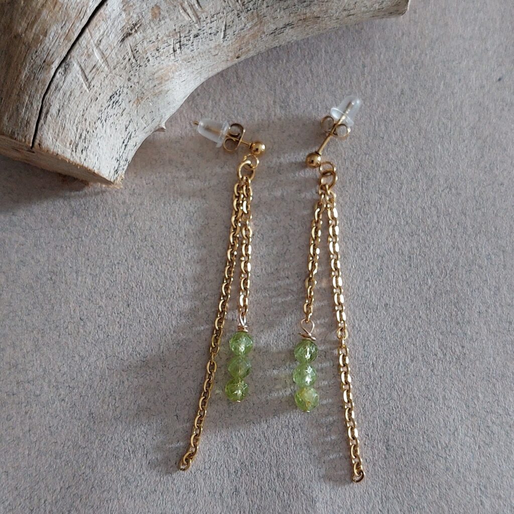 Boucles Éos - Péridot
