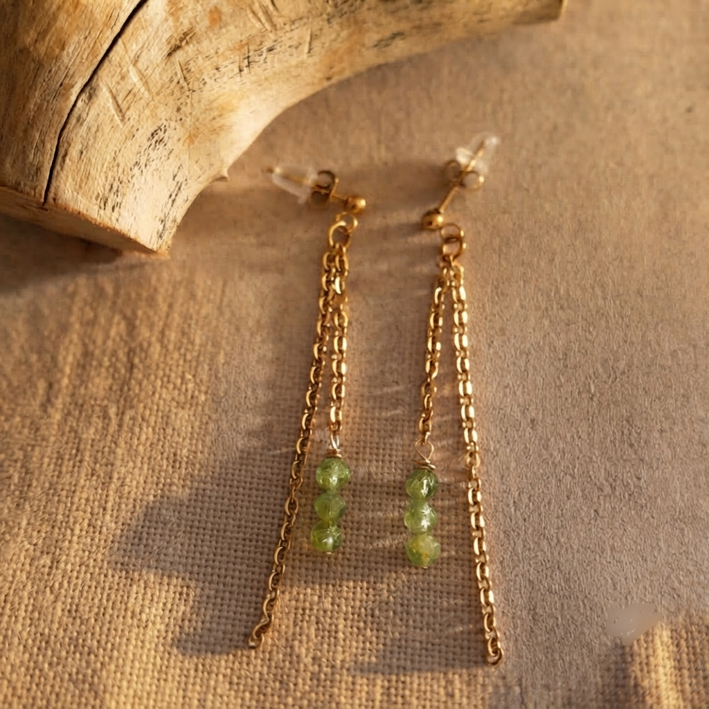 Boucles Éos - Péridot
