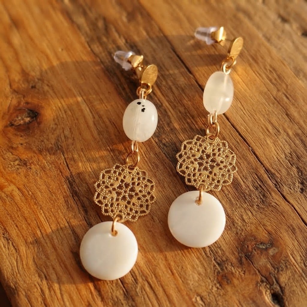 Boucles Oma - Péristérite et nacre